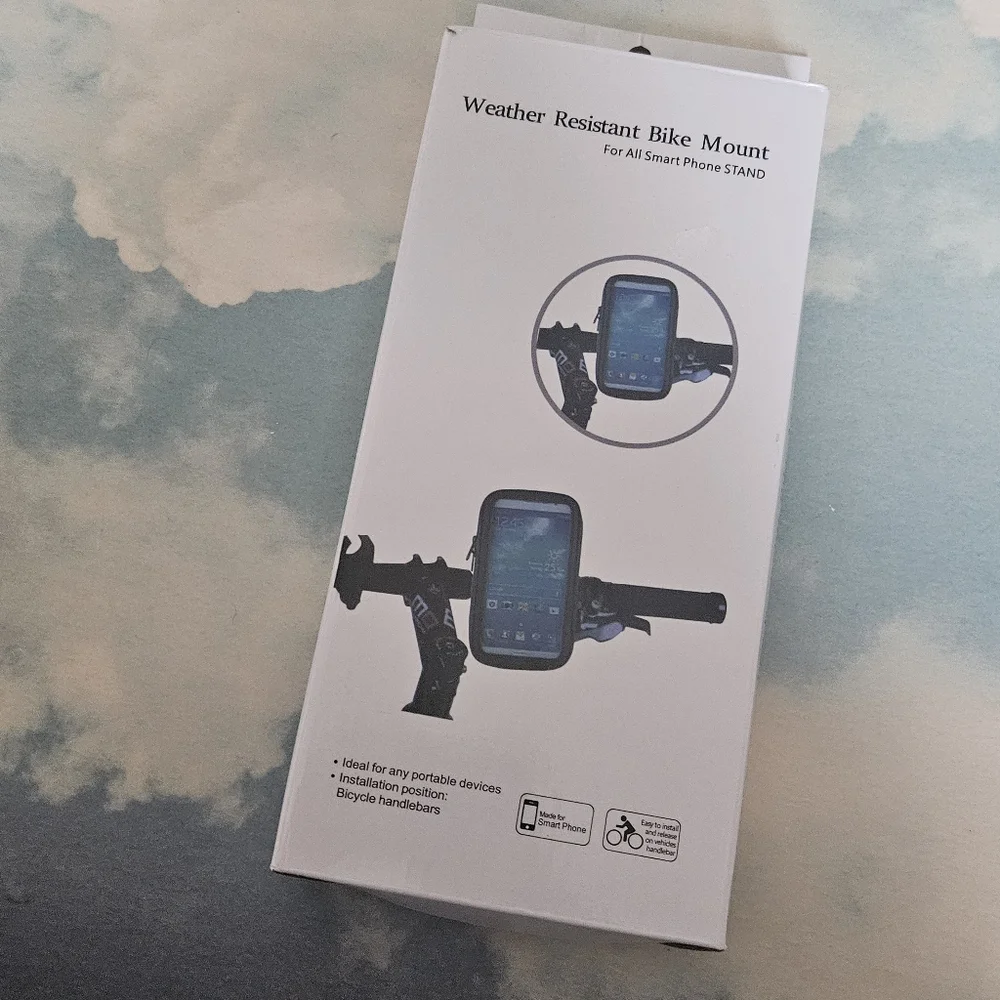 Bicyclist Weather Resistant Bike Mount for Smartphones Bicycle Accessory Gift
